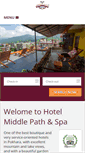 Mobile Screenshot of hotel-middlepath.com